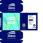 ANESI footwear packaging box design layout